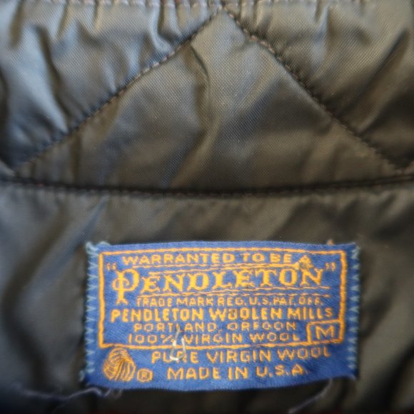 Pendleton Long Sleeve Red Plaid Flannel Button Down 100% Wool Shirt Mens M - Picture 3 of 6